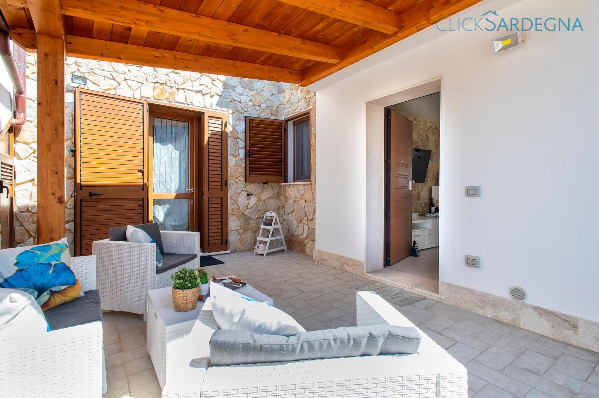 Casa Pollina In Villa Brionis Con Grande Veranda Alghero Bagian luar foto